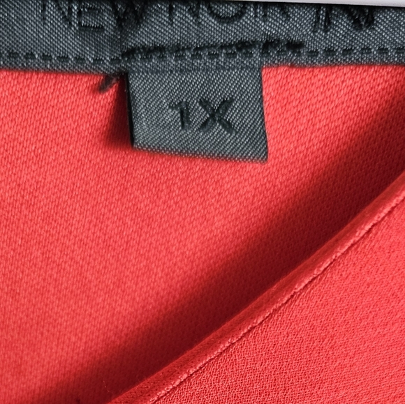 Sleeveless Addition Elle Dress, Coral, Size 1XL - Picture 3 of 5